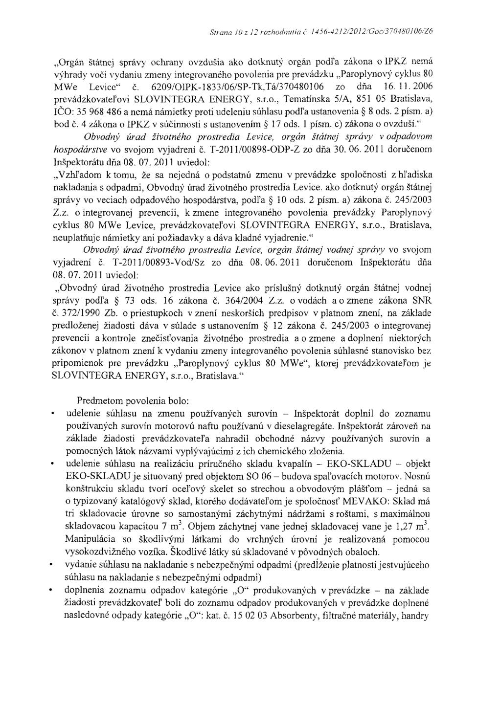 Strana 10 z 12 rozhodnutia č.