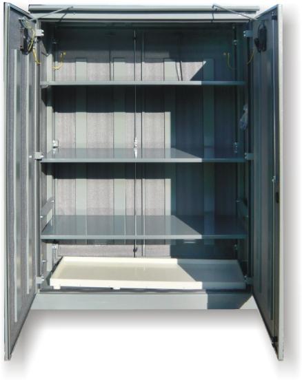 40506 Technické podmínky: rsální SM2 základní provedení šxhxv 1154x590x1340 mm rsální SM3 základní provedení šxhxv 1590x590x1930 mm Skříně SM mají dvoukřídlé dveře opatřené vnitřními nevysaditelnými