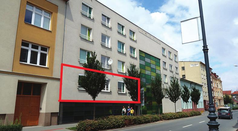 bytu 3+1 v cihlovém bytovém domě. Plocha 78 m,.