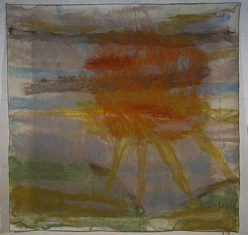 Rozměry jsou 150 x 150 cm. Obr. 41 I v současnosti se technice art protis věnují někteří umělci a výtvarníci.