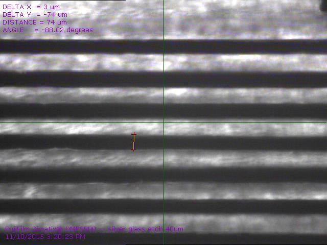 C) a D) mód Strip, 200 W, 20 ml/min, 5 min Dále byl porovnán výsledek tisku na substrát neošetřený, ošetřený
