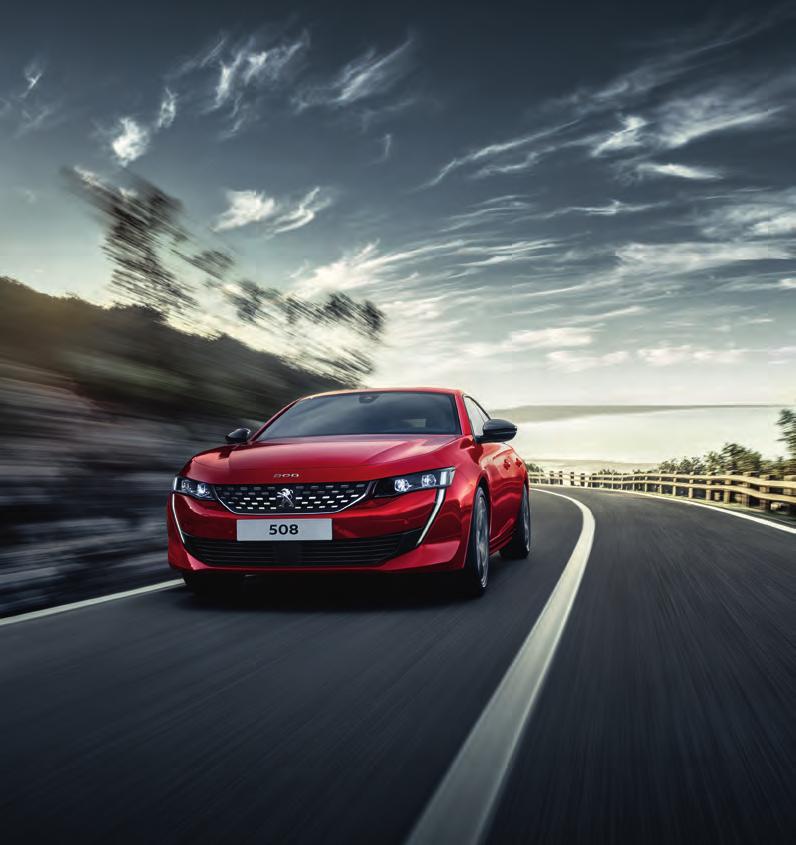 INTENZIVNĚJŠÍ ZÁŽITKY Z JÍZDY Nový PEUGEOT 508 využívá nejmodernější technologické novinky.