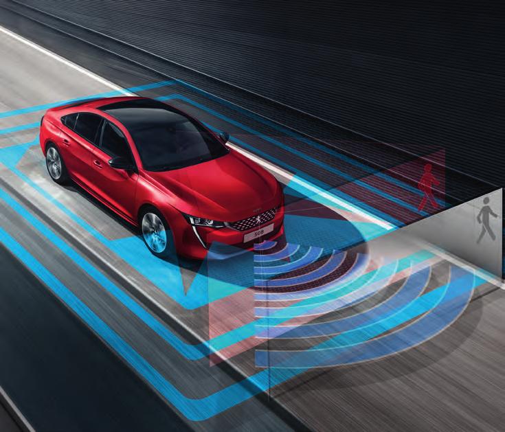 Pro optimální bezpečnost při jízdě ve tmě nebo v podmínkách s nízkou viditelností je nový PEUGEOT 508 vybaven infračervenou kamerou spojenou s Night Vision (noční vidění)*, která umožňuje rozpoznat