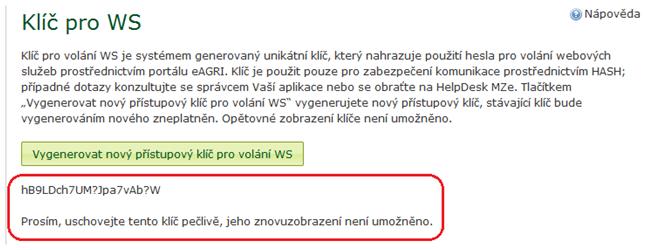 Očekávaný výstup: Na stránce se pod tlačítkem pro