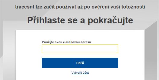 Druhý krok registrace v systému TRACES NT Upozornění: Postup pro krok 2 u systému TRACES NT je nutno zopakovat pro každé prostředí, které chcete používat.