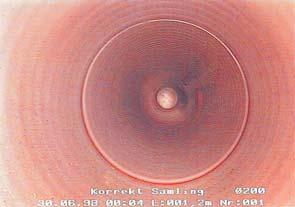 TV-INSPEKCE OTEVŘENÉ SPOJE V níže uvedené tabulce jsou ukázány spáry (5-8 mm) ve správně sestaveném spoji Ultra Rib 3. Běžně se akceptuje jen správně spojené potrubí.