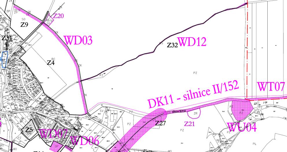 ÚZEMNÍ STUDIE Jaroměřice nad Rokytnou - bydlení severovýchod Z4 6 Územním plánem Jaroměřice nad Rokytnou je zastavitelná plocha Z4 vymezena s navrženým využitím pro: - PLOCHY BYDLENÍ - plochy čistého