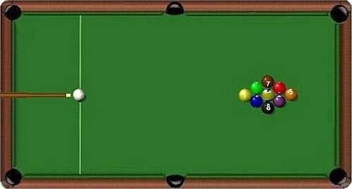 Pravidla fotbalpoolu - Pool 9-Ball Všeobecně 9-Ball se hraje s bílým míčem a devíti barevnými míčemi číslovanými od č.1 do č.9. Míče se staví do kosočtverce tak, že přední míč kosočtverce leží na zadním bodu.