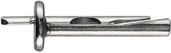 za večkratno pritrjevanje za sidranje lahkih stropnih opažev in spuščenih stropov v skladu z DIN 18168 - požarni preizkus F30-F120 - enostavna montaža z natančnim zabijanjem