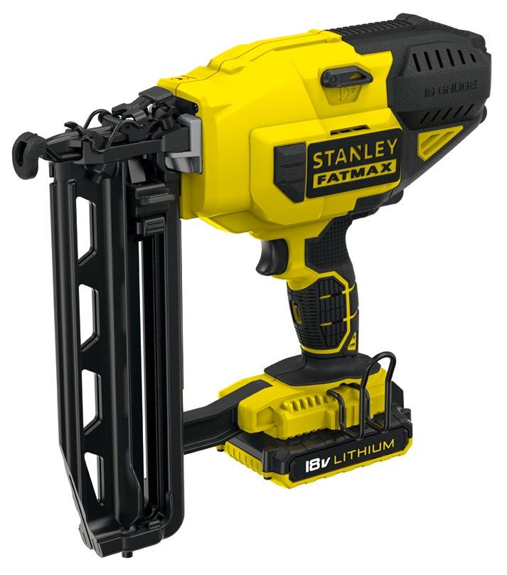 Akumulátorová hřebíkovačka 18 V FMC792D2/ FMC792B Hřebíkovačka pro hřeby o průměru 1,6 mm a délce 25-64 mm, akumulátorový elektromechanický pohon zajišťuje stabilní výkon i při nízkých teplotách bez