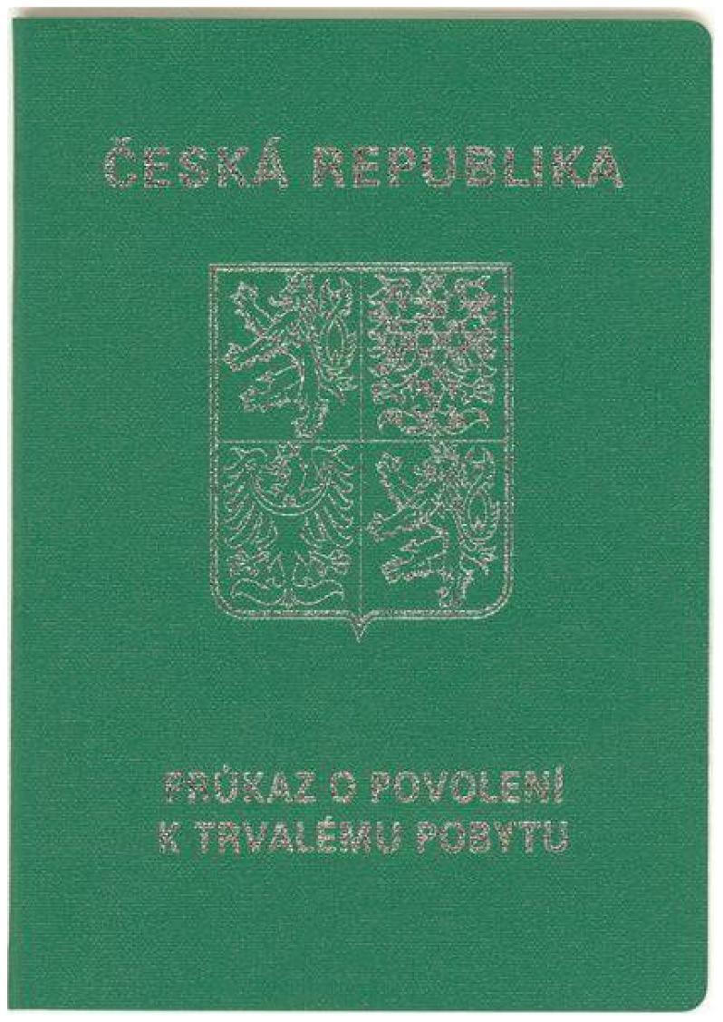 PRŮKAZ O POVOLENÍ K TRVALÉMU POBYTU Doklad o povolení k trvalému pobytu rodinného příslušníka občana EU a (od 1.