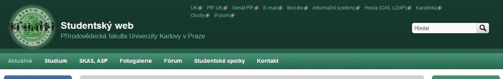 Studentský web -