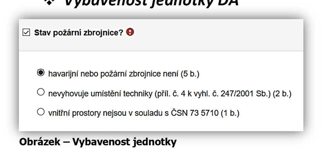 Obrázek Kategorie jednotky Průměrný počet zásahů jednotky za poslední 3 roky Uveďte průměrný počet zásahů.