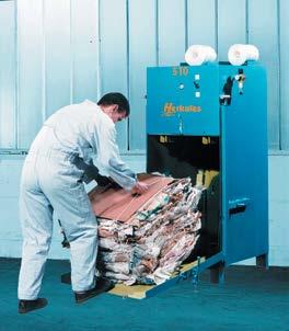 kartóny a fólie plechovky až do 30 l hmotnost: 101,5 kg rozměry: 185 x 55 x 55 cm vstupní tlak: max.