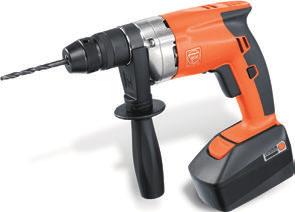 Akumulátor Li-Ion s technologií SfetyCell - Kompktní konstrukce - Rdiální příklepový mechnismus - 2 kumulátory Li-Ion (4 Ah nebo 2 Ah) - Rychlonbíječk ALG 50 - Plstový kufřík n nářdí 90164 90165