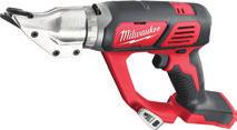 Ø vrtáku do oceli/dřev 13/38 mm Akumulátorový lis n mzcí tuk FUEL M 18 GG/0 - Provozní tlk 620 br - Tlk 562 br - Délk 355 mm - Délk hdice 1219 mm Akumulátorové nůžky n plech FUEL M 18 BMS 12/0