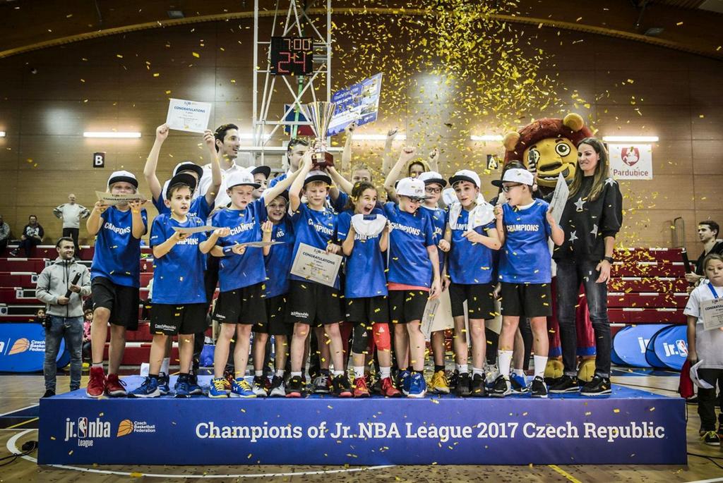 KBDM realizováno v roce 2017 ŠKOLNÍ BASKETBAL Jr. NBA League soutěž pro ZŠ (1. stupeň ZŠ), 70 zapojených škol, finále přímý přenos NOVA SPORT (1 PP v celosvětovém projektu Jr. NBA League).
