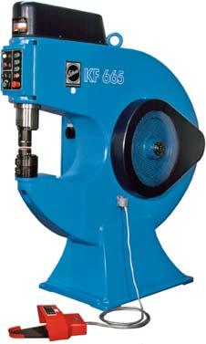The same machine is used for bending profiles and forming sheet metal, for making new parts as well as for repairs and the precise correcting of parts.