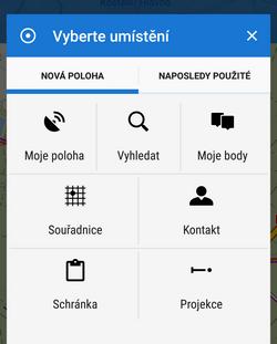 11/25 klepněte na Přidat bod a vyberte z voliče polohy metodu vytvoření nového bodu: Určete místa, kterým se vyhnout Pokud víte o místě na trase, které je neprůchozí, ale které není viditelné na mapě