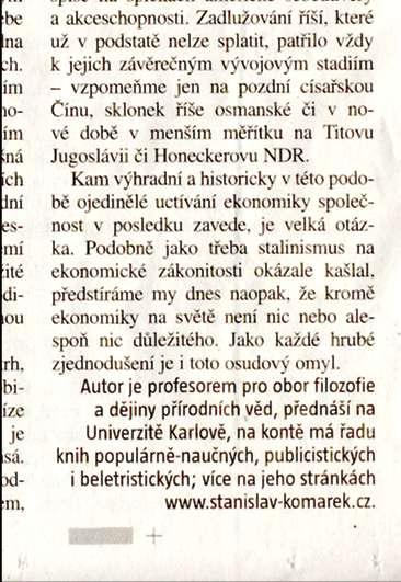Společenské důsledky změn