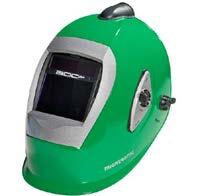 Príjemný aerodynamický tvar a zelený dizajn zváračskej masky Vám nedovolí Vášho pomocníka na dielni alebo v teréne prehliadnuť.