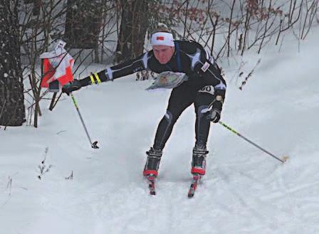 Dotykové ražení v LOB vlevo systém EMIT, karta připevněna na hřbetu rukavice, vpravo systém SPORTident, čip připevněn na prstu na rukavici Ukázka mapy 1 mapa pro lyžařský orientační běh (kódy kontrol