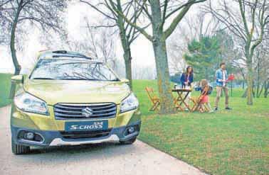 za široke, gladke asfaltne ceste. Novi Suzukijev lepotec, adut se imenuje SX4 C Cross. Njihov novi slogan Ustvari Uaauu!