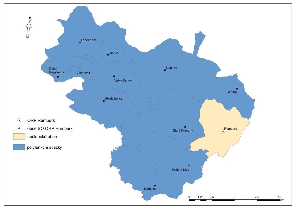 Polyfunkční a monotematické DSO * * Monotematickým svazkem obcí je pro tuto analýzu myšlen takový subjekt, jehož předmět činnosti je zaměřen pouze na jednu jedinou aktivitu, která je ve své základní