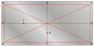 6.1.1. Moodyho Metoda S touto metodou je mìøení omezeno na 8 pøedepsaných èar, viz obr. 6.4. obr. 6.4 Moodyho metoda Moodyho Metoda byla poprvé navrhnuta J.C.