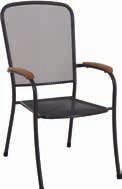 Akční cena: 1 799,- Kč / 66,99 ŽIDLE MESONA Elegantní tvar, prodloužená zádová opěrka, pevný výplet z tahokovu představuje židle Mesona.