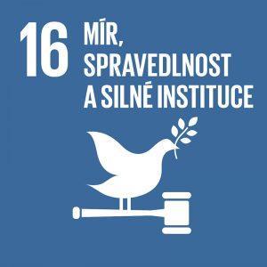 Zavedením systému monitorování původu dřeva přispět k boji proti nelegálnímu kácení tropických pralesů SDG 16 Podporovat mírové a inkluzivní společnosti pro udržitelný rozvoj, zajistit všem přístup
