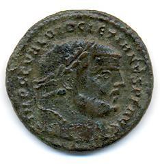5.3.1 Gaius Valerius Diocletianus Jovius Císař Diocletianus byl ústřední postavou celé tetrarchie. Razil na všech nominálech své doby a vţdy s titulem Augusta.