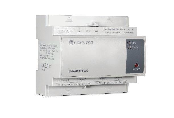 CVM-ET4+ Multiknálový nlyzátor energie pro DI lištu - ez displeje CVM-ET4+ Multiknálový nlyzátor energie pro DI lištu - ez displeje Popis CVM-ET4+ je víceknálový nlyzátor energie určený k měření