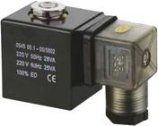 Solenoidové ventily PU220 přímo řízené, 2/2 NC a se závity 3/8" až 1" série solenoidových ventilů určených pro stlačený vzduch, vodu, olej a neagresivní kapalná a plynná média s viskozitou do 0 Cst