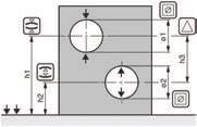 se standardním nosičem měřicích vložek: 520 mm 770 mm 1075 mm Mezní chyby: (1,9+1,5 L) µm = (D v m)) Opakovatelnost: na
