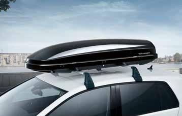 držiak bicykla, držiak surfovacej dosky alebo praktický strešný box. Vyrobený z aerodynamicky tvarovaného hliníkového profilu. Jednoducho sa montuje a je uzamykateľný.