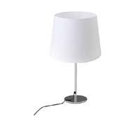600 Kč 726 Kč 800 Kč 968 Kč STOJACÍ LAMPA BÍLÁ Chromovaný stojan v. 140 cm. Přívodní el. kabel 2,3 m. Textilní bílé stínidlo pr. 55 cm.