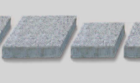 Povrch dlažby je tvořen z drtí přírodního kamene z bazaltu nebo granitu, který je vysoce zatížitelný.