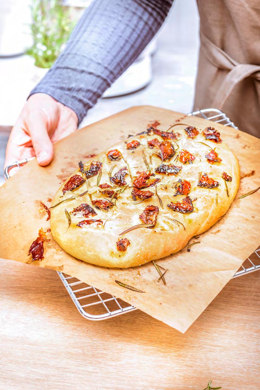 Fougasse s konzervovanými