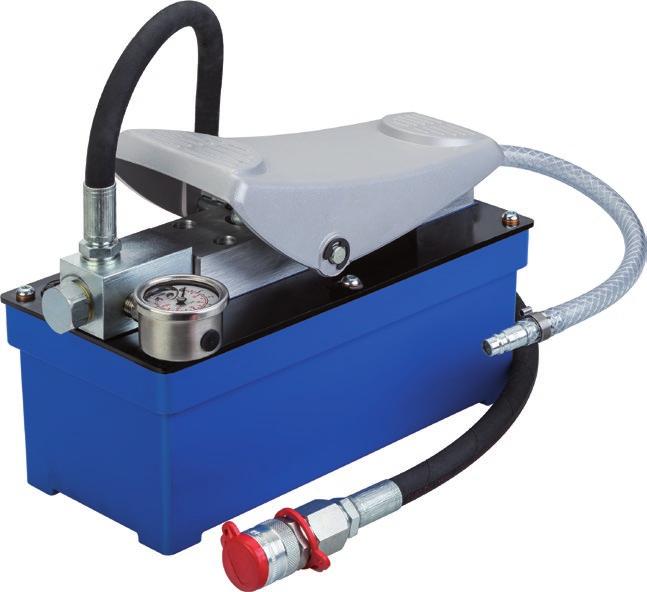 V8, 0808 Pneumatické hydraulické čerpadl Vhdné pr všechny hydraulické válce 00 bar, l, m Nvé