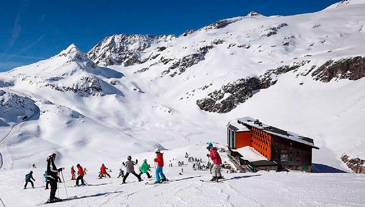 Skiareál Weißsee Gletscherwelt Speciální