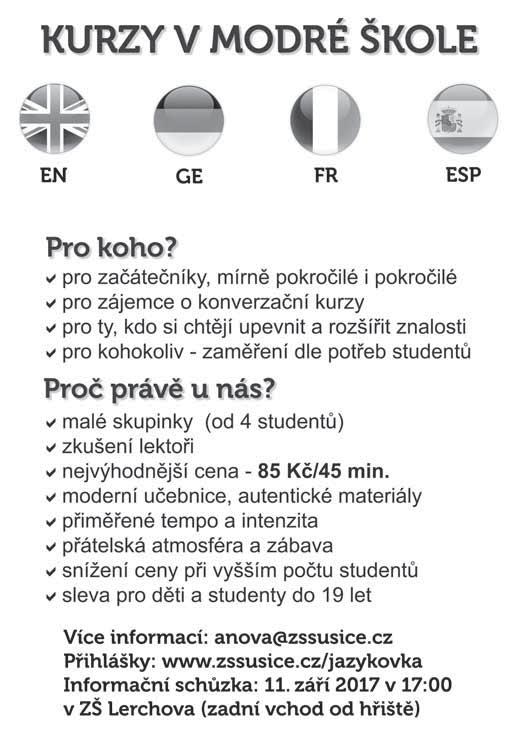 děti 6 až 8 let Základní kurz starší děti 9 až 12 let Zdokonalovací kurz