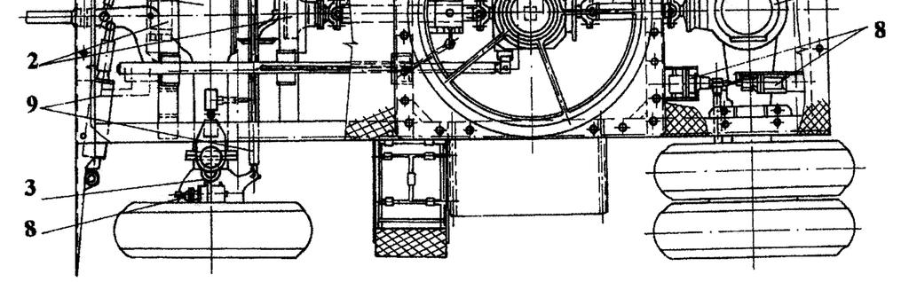 2.1 MECHANICKÝ POHON Krouticí moment je přenášen z hnacího motoru až po kola čistě mechanickými prostředky. Tento typ pohonu se již u moderních strojů nepoužívá [3]. Na obr. 2.