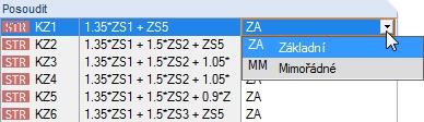 2 Vstupní data Daným přiřazením se řídí součinitel γm, který vstupuje do výpočtu únosností Rd pro posouzení průřezu a pro stabilitní analýzu (viz obr. 2.10, strana 15).