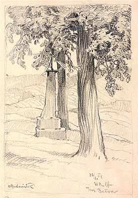 Mařáka, přichází poprvé na Valašsko se skupinou tří pražských malířů v r. 1907. Malovali na Vsetínsku. Byli to Oskar Fiala (1860 1918), Bořivoj Hnátek (1880 1954), Vít Skála (1883 1967).