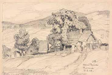 Mervarta (1889-1968), jehož nejmilejším zákoutím pro jeho krajinomalbu se stala právě Horní Bečva.