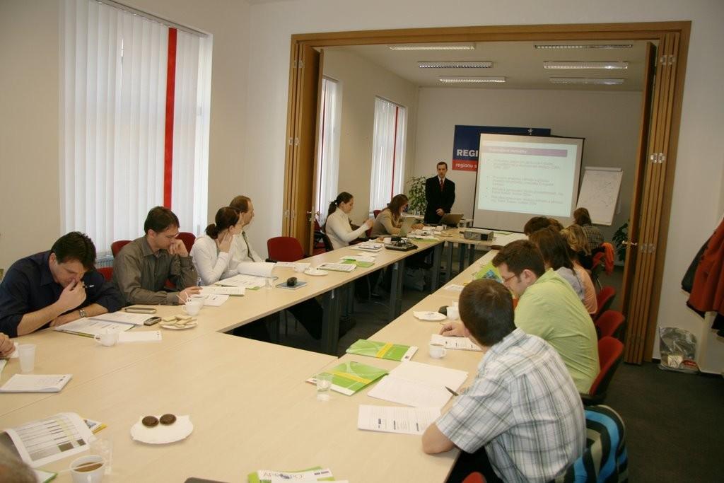 projektů na pozadí světové ekonomické krize za účasti vedoucích představitelů jednotlivých ROPů, zástupců bankovního sektoru,