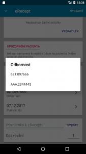 V nastavení lékaře nastavte v poli Odbornost oddělenou středníkem.