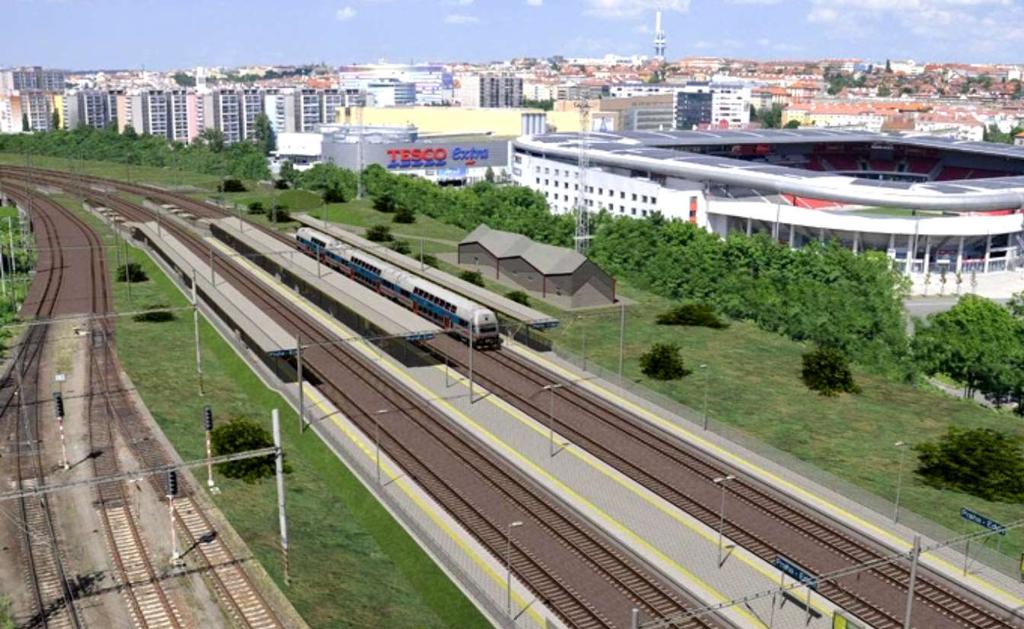 "Optimalizace traťového úseku Praha Hostivař -