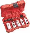 milwaukeetool.cz Súpravy kruhových píl Hole Dozer Charakteristika produktu 7 ks Hole Dozer set kruhových píl Kruhové píly: Ø 19, 22, 25, 29, 32 mm.